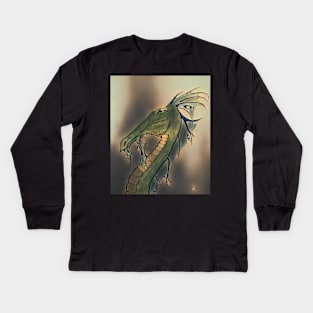 Gothic Dragon Kids Long Sleeve T-Shirt